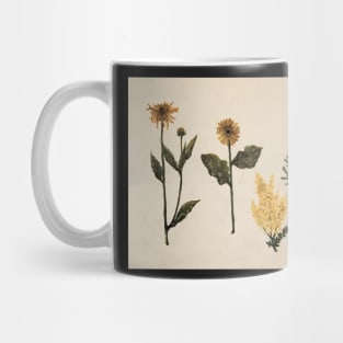 Golden Floral Mug